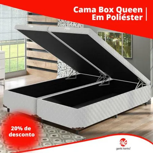 Cama baú bipartido qualidade genki kenko