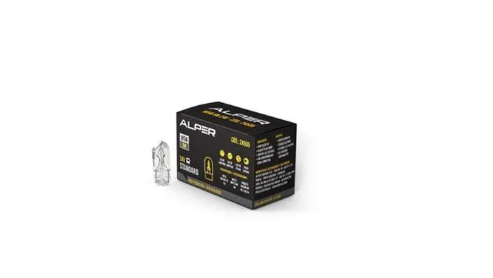 Lâmpada Farol W5W 24v Halógena Original Unidade Alper