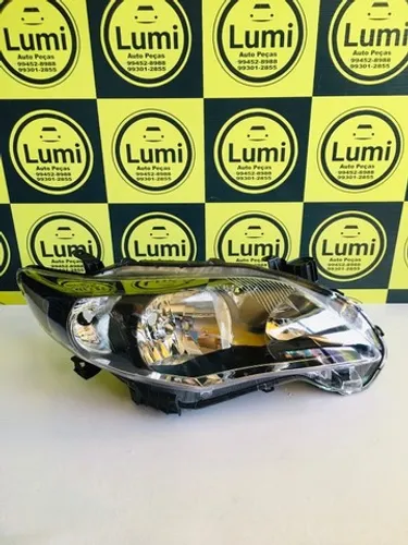 Farol Corolla 2012 a 2014 Mascara Negra - NOVO!!