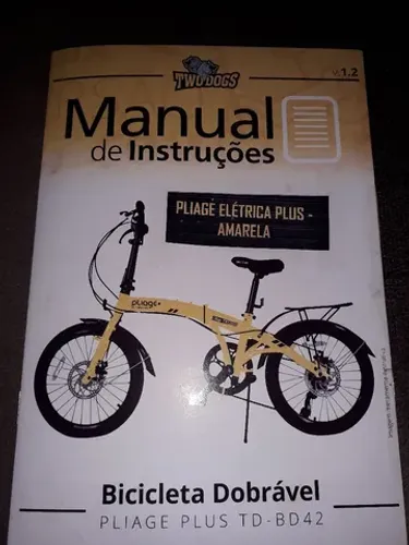 Bike elétrica doblavel two dogs pliage.