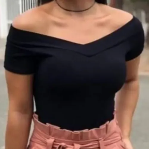 Blusa ombro a ombro Tam único