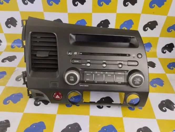 Moldura C Radio Som Honda Civic 2007-11 Original Cod. 39100-snj-m03