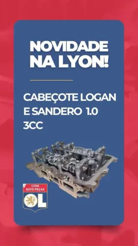 Cabeçote pelado Logan / Sandero 1.0 12 V 