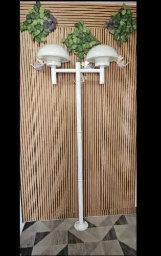 Luminária estilo vintage com 2 cúpulas