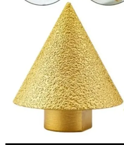 Broca Diamantada para Porcelanato, Mármore 50mm Rosca M10