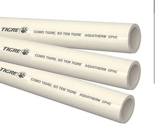 Tubo tigre Aquatherm/ água quente e fria  3 tubos