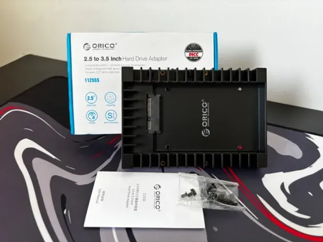 Adaptador HD 2,5 para 3,5 (De Notebook para Computador) - Novo!