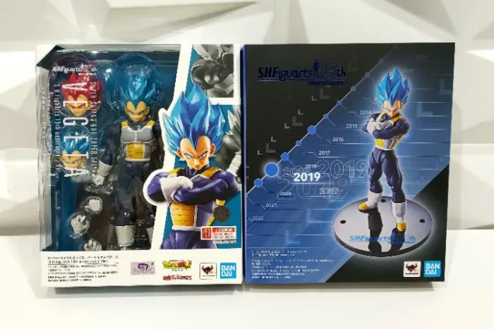 Boneco Sh Figuarts Dragon Ball Super Vegeta God Blue Ssgss