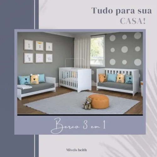 Promoção Berço 3 em 1 - 30/11/2424  