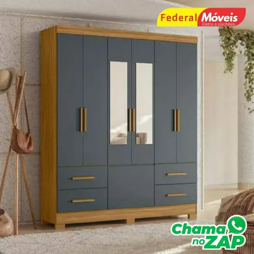 Guarda Roupa com 7 Portas Novo Temos Outras Cores
