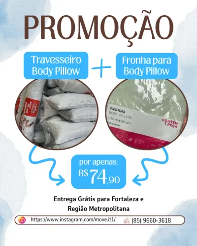 Body Pillow + Fronha