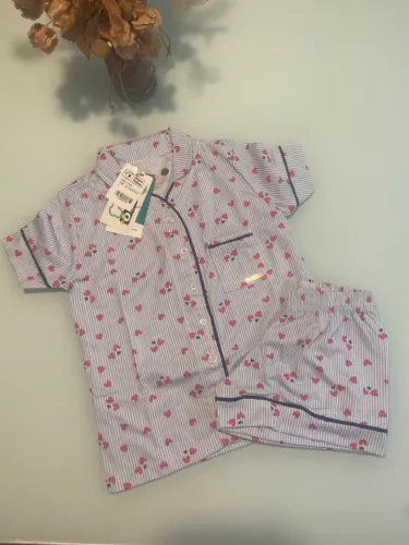 Pijama Infantil de Corações 