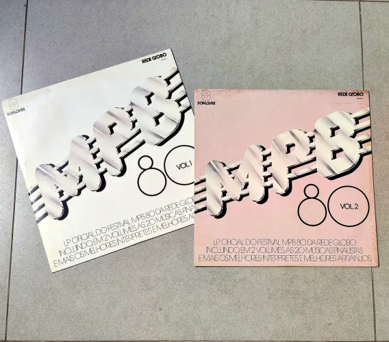 MPB 80 - Discos de Vinil - Volume 1 e 2