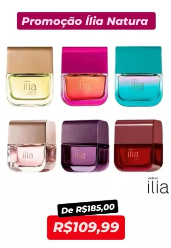 Promoção Ília Natura: Perfumes Femininos