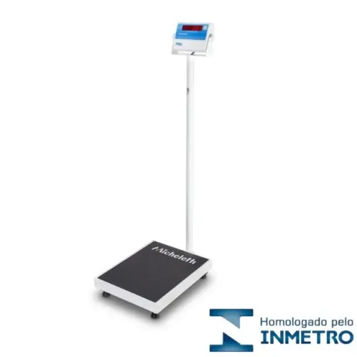 Balança Digital Para Pesar Pessoas 300 Kg (50x60cm) Branco