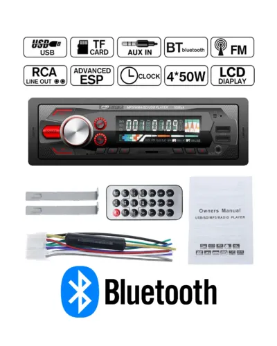 RADIO AUTOMOTIVO BLUETOOTH - NOVO - MP3 - ENTRAGAMOS 
