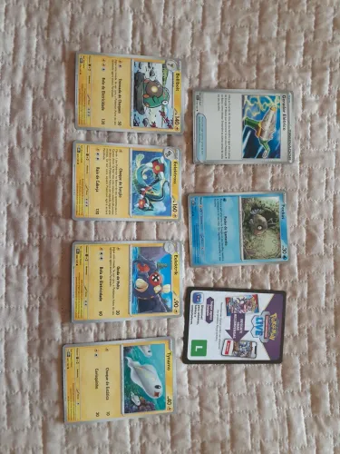 7 Cartas Pokémon