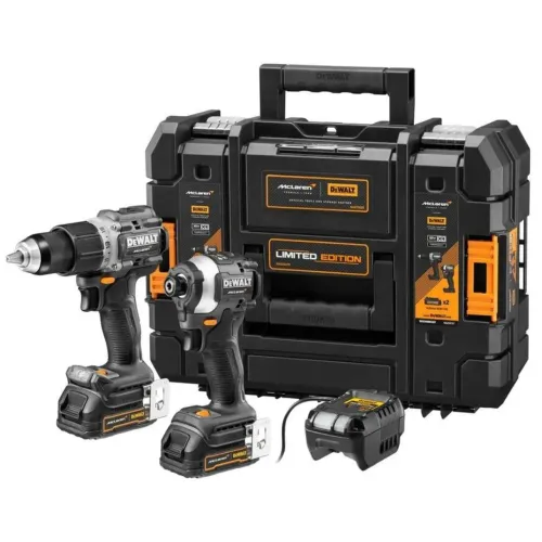 PARAFUSADEIRA/FURADEIRA 20V DCK200ME2GT-BR MACLAREN COM 2 BATERIAS DEWALT<br>