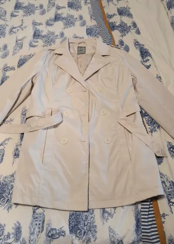Trench Coat Bege Feminino - Tamanho 48 - Usado 1x, impecável!