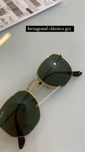Hexagonal RayBan novíssimo raridade