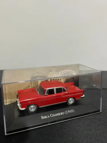 Miniatura Simca Chambord 1960  Coleção Carros Brasileiros