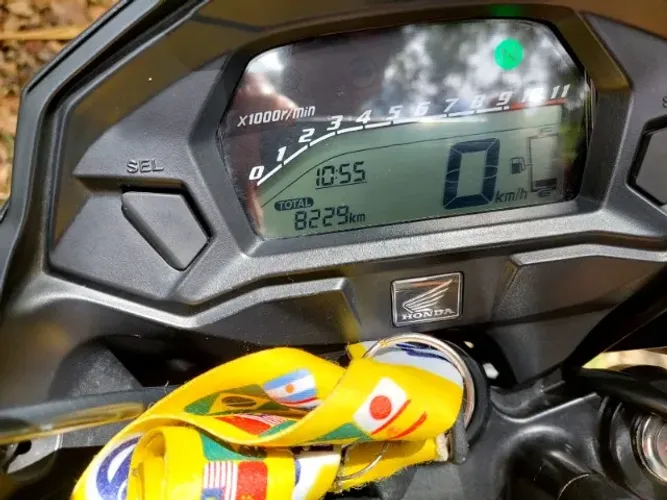 Fan flex 2023 8.300 km mil reais de acessórios