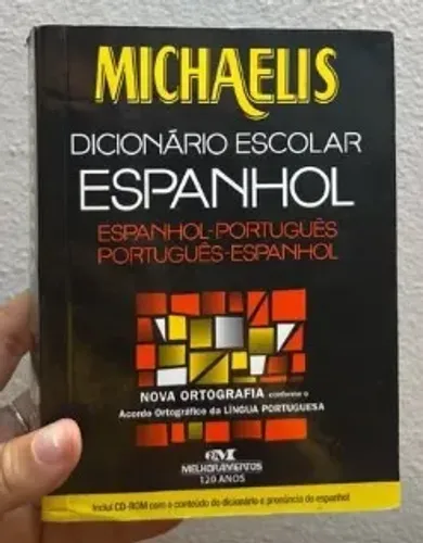 Livro DICIONÁRIO ESCOLHAR ESPANHOL-PORTUGUÊS - MICHAELIS