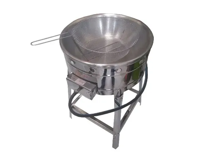 Fritadeira Tacho A Gás 8 Litros Pastel Batata Frita Salgado
