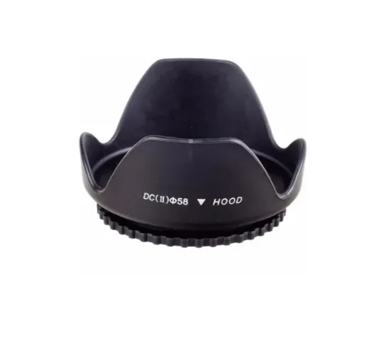Parasol 58mm Tulipa Para Lentes com Rosca Ø58mm