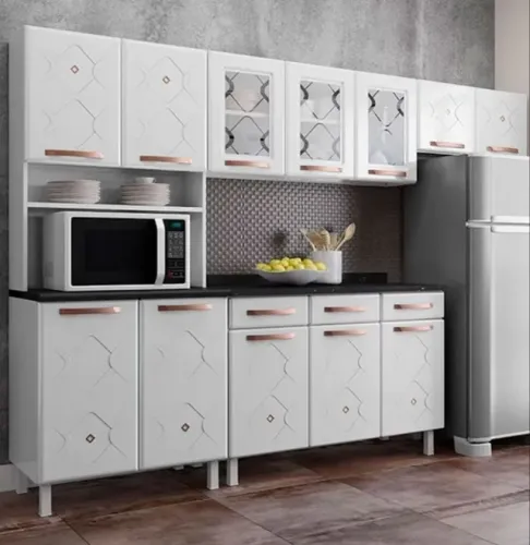 Armário de Cozinha Mirage New Aço c/ Paneleiro para Microondas FAZEMOS ENTREGA!