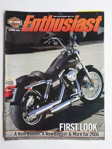 Revista Harley Davidson Enthusiast - Dyna Softail Street Bob 2006