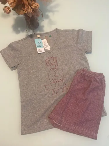 Pijama Infantil de Algodão Tamanho 4