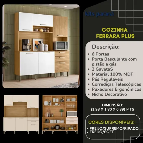 Cozinha completa 100% MDF
