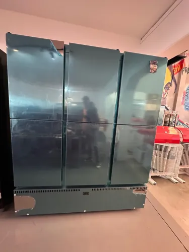 Geladeira comercial 6 portas refrigerada inox - refrimate