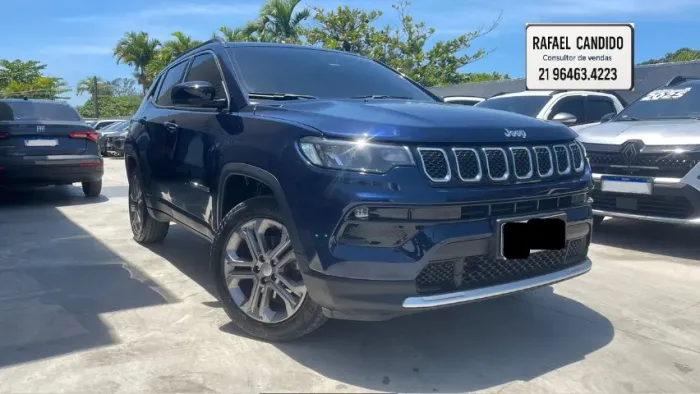 COMPASS LONGITUDE 1.3 TURBO 2023 - IMPECÁVEL / LOJA JEEP *CHAMA NO ZAP*