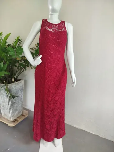 Vestido de festa vermelho - Tamanho GG