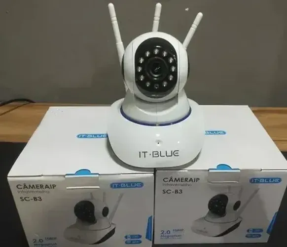 Lacrada Câmera IP Interna Infravermelho Visão Noturna Wifi Audio Bidirecional ITBlue SC-B3