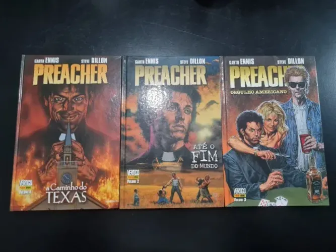 Coleção Preacher volumes 01 ao 03 (Novos e capa dura)