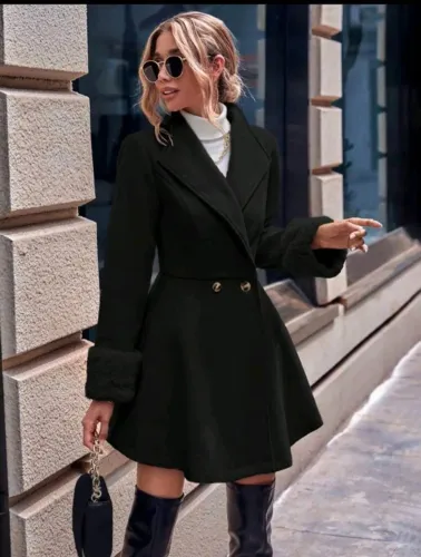 CASACO DE INVERNO NA COR PRETA - PRONTA ENTREGA! - FEMININO