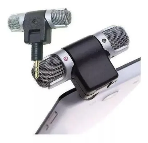 Microfone Estéreo Profissional para Celular