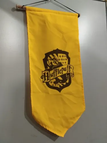 Bandeira Grande Huffle Puff Casa Harry Potter