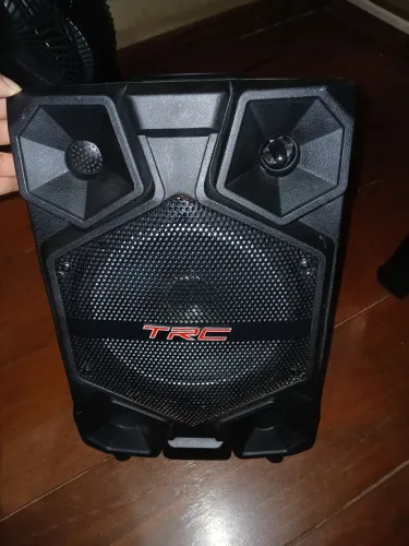 Caixa de som TRC Bluetooth duas bateria longa duração