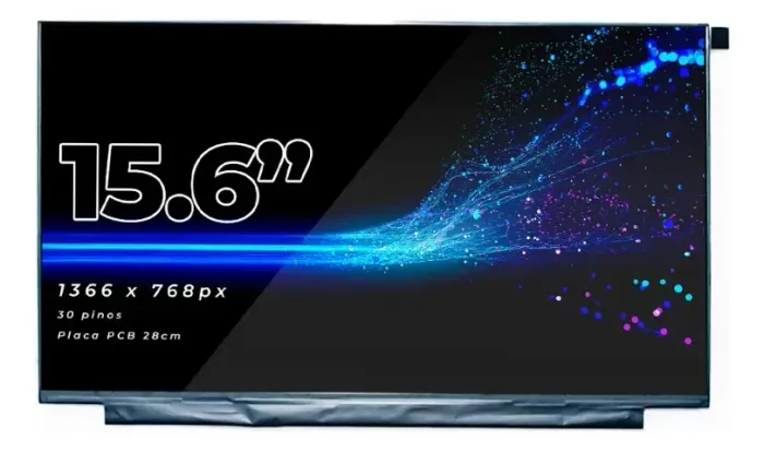 Tela Para notebook pnNt156whm-n44 V8.0 Nt156whm-n34 15.6 Hd, conf. mais modelos no site