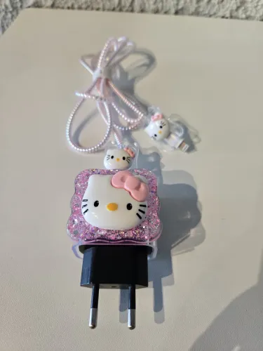 Hello Kitty capa carregador IPhone 
