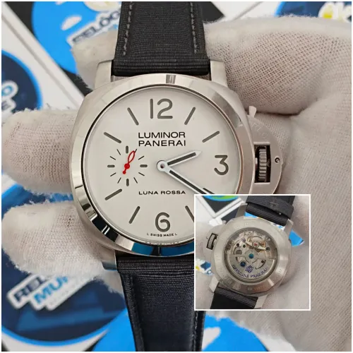 RELOGIO PANERAI LUMINOR LUNA ROSSA FUNDO BRANCO