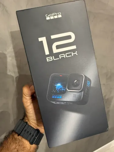 GoPro Hero 12 Black - 5.3K e HDR (Nova - Ate 21x no Cartao)
