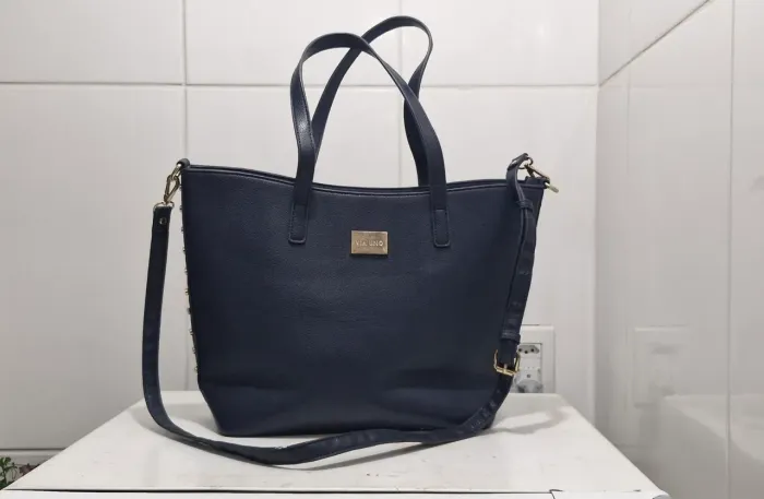 Bolsa Sacola Via Uno Azul Marinho