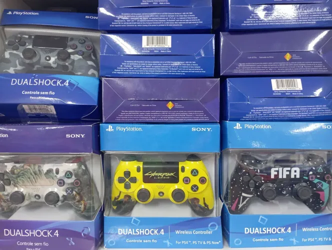 Controle sem fio PS4 personalizados p4 joystick