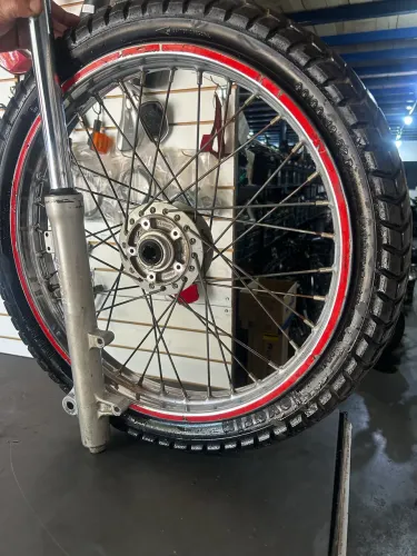 Roda dianteira bros 150 freio a disco + bengala 