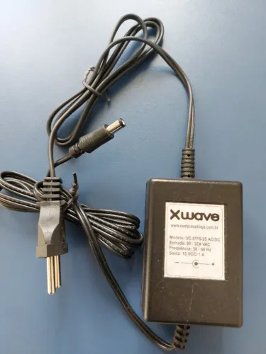 Kit Com 17 Fontes Alimentação 15v 1a Plug P4 5.5mm 110-240vac